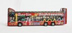 Germany Siku 1:87 Scale Red Alloy Double Decker Tour Bus