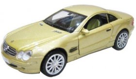 1:32 Black / Yellow / Red / Blue Diecast Mercedes-Benz SL500 Toy