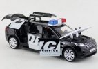 Kids 1:32 Police Black Diecast Land Rover Range Rover Velar Toy