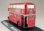 1:76 Scale Red Alloy and Plastic London Double Decker Tour Bus