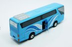 Alloy Made Kids Blue Tour Bus Toy