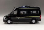 Black 1:24 Scale Die-Cast Higer H6V Bus Model