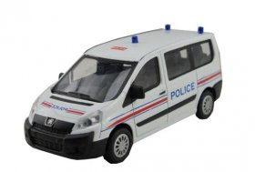 White 1:43 Scale Police Diecast Peugeot EXPERT Model