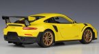 1:24 Scale Yellow MaiSto Diecast Porsche 911 GT2 RS Model