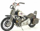 Medium Scale Handmade Tinplate Vintage Harley Davidson Model