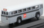 Mini Scale Gray Oxford Die-Cast BEA AEC RF Bus Model