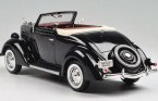 Black 1:18 Scale Welly Diecast 1936 Ford Deluxe Cabriolet Model