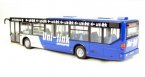 1:76 Scale White-Blue Mercedes Benz Citaro City Bus Model