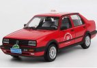 Red 1:18 Scale Diecast VW Jetta GT Taxi Car Model