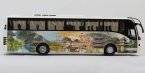 1:42 Scale China Tourism YunNan Die-Cast Volvo 9300 Bus Model