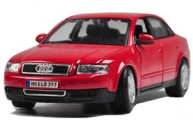 Red / Blue / Black 1:24 Scale Maisto Diecast Audi A4 Model