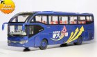 Blue 1:43 Scale Diecast YuTong ZK6127H Tour Bus Model