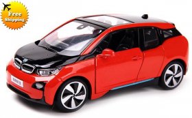 Green / Red / Blue / White 1:32 Kids Diecast BMW I3 Toy