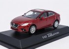 1:43 Scale Red Diecast Mazda Axela Model