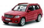 1:32 Wine Red Bburago Diecast Mercedes-Benz GLK 350 Car Model