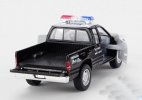 White-Black 1:36 Scale Police Diecast Dodge RAM Pickup Truck Toy