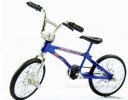 Mini Scale Black / Blue / Purple Alloy Made Bicycle Toy