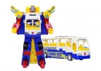 Kids Plastics Transformers Bus Toy