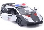 Police Kids 1:36 Diecast Lamborghini Sesto Elemento Toy