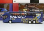 Blue Malaga F.C. Painting Kids Diecast Coach Bus Toy