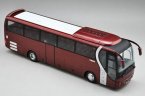 Wine Red 1:43 Scale Die-Cast YuTong LION'S STAR Bus Model