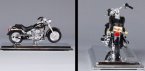 Black Diecast Harley Davidson FLSTF Fat Boy 1:18 Scale