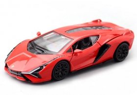 Kids Red / Yellow 1:36 Scale Diecast Lamborghini Sian Toy