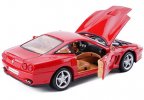 Red 1:24 Scale Bburago Diecast Ferrari 550 Maranello Model