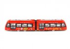 Kids Red / Green / Blue Diecast Articulated Trolley Bus Toy