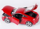 Blue / Red / Silver 1:18 Scale Bburago Diecast Audi TT RS Model