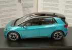 1:43 Scale Green / White Diecast 2021 VW ID.3 Car Model