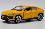 Yellow Kids 1:36 Scale Welly Diecast Lamborghini Urus SUV Toy