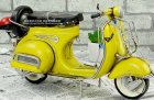 1:6 Tinplate Red / Yellow Retro 1959 Vespa GS150 Scooter Model