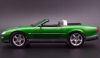 Green 1:18 Scale Ertl Diecast Jaguar XKR Roadster Model