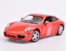 Red /White / Black 1:24 Scale Diecast Porsche 911 Carrera Model