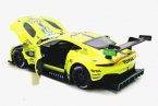 Yellow NO.97 Kids Diecast Aston Martin Vantage GTE Le Mans Toy