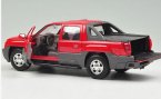 Red / Black 1:24 Welly Diecast Chevrolet Avalanche Pickup Model