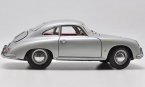 Sunstar 1:18 Scale Silver Diecast 1956 Porsche 356A Coupe Model