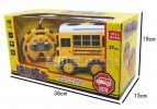 Plastics Kids Yellow Full Function R/C School Bus Toy