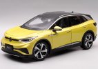 1:18 Scale Yellow / Red Diecast 2021 VW ID.4 X SUV Model