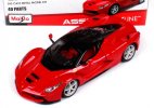 Red 1:24 Scale Maisto Assembly Diecast Ferrari Laferrari Model