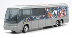 Kids Gray / Blue Matchbox Brand Tour Bus Toy