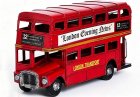Red 12 Inch NO.12 Retro 1905 London Double Decker Bus Model
