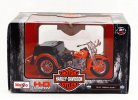 Orange / Black 1:18 Scale Diecast Harley Davidson Model