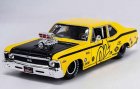 Yellow 1:24 Scale Maisto Diecast Chevrolet Nova SS Coupe Model