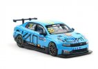 1:64 Scale Blue Diecast 2022 Lynk & Co 03 TCR Race Car Model