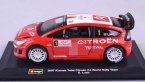 Red 1:32 Scale Bburago NO.1 Diecast 2007 Citroen C4 WRC Model