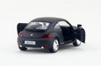 Kids Black 1:36 Scale Diecast VW New Beetle Toy