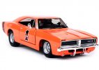 Maisto Orange 1:25 Scale Diecast Dodge Charger R/T Model