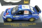 Blue 1:43 NO.25 IXO Diecast Subaru Impreza WRC 2005 Car Model